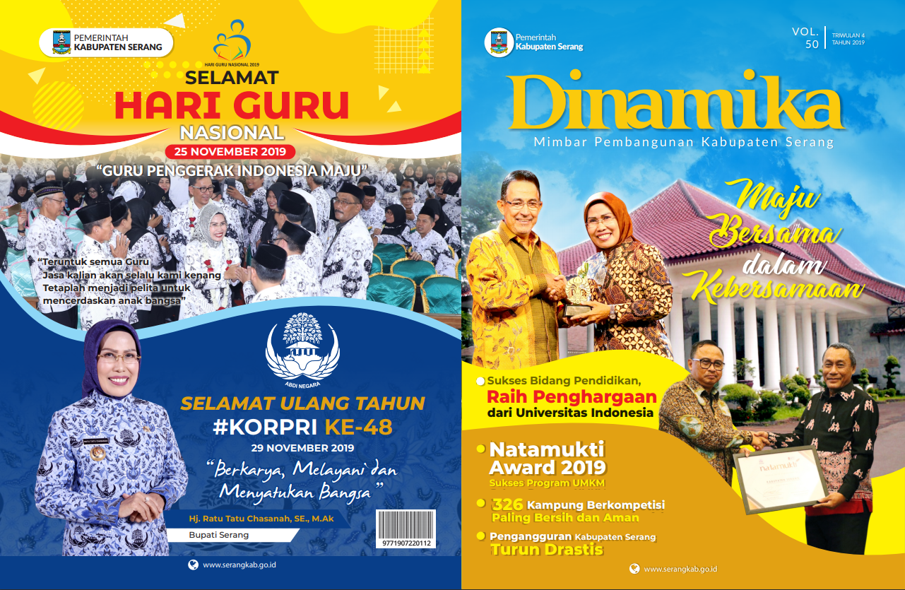 Cover Majalah Dinamika Vol 50 Tahun 2019