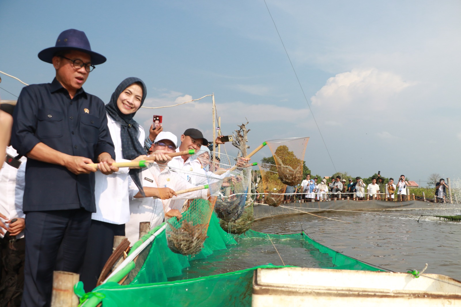panen-udang-vaname-bupati-ratu-zakiyah-dorong-desa-domas-jadi-kampung-nelayan-merah-putih